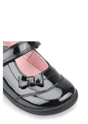 Start-Rite Twizzle Black Patent Leather School Shoes F Fit