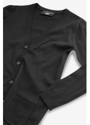 Longer Length V-Neck Cardigan (3-17yrs)