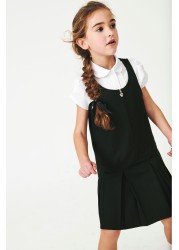 مدرسة Zip Front Pinafore (3-14 سنة) قياسية