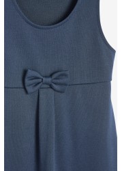 Jersey Bow School Pinafore (3-14yrs)