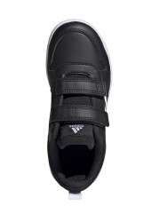 adidas Black/White Tensaur Youth & Junior Velcro Trainers