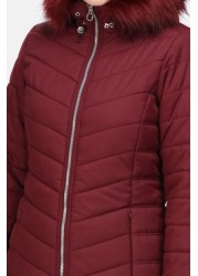 Regatta Red Fritha Insulated Longline Jacket