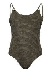 Superdry Alchemy Olive Green Circle Swimsuit