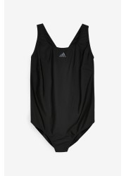 adidas Curve 3 Stripe Fit Swimsuit