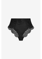 Tummy Control Lace Knickers 2 Pack