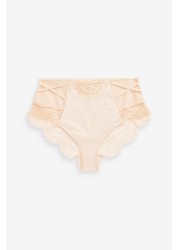 Tummy Control Lace Knickers 2 Pack