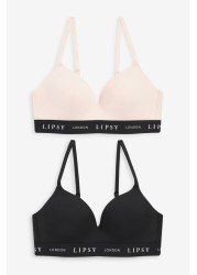 Lipsy Push Up Plunge Bras Two Pack