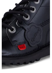 Kickers Junior Kick Hi Zip Leather Shoes