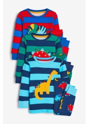 3 Pack Snuggle Pyjamas (9mths-12yrs)