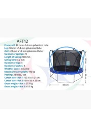 Active Fun Trampoline - 12 ft