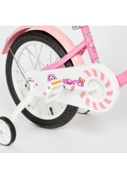 Chipmunk 16-inch Bicycle with Training Wheels and Basket