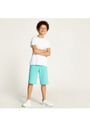 Juniors Crew Neck T-shirt and Shorts - Set of 2