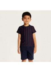 Juniors 2-Piece T-shirt and Shorts Set