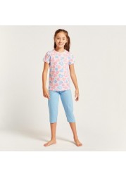 Juniors 6-Piece Printed T-shirt and Pyjama Set