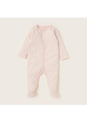 Juniors Printed Sleepsuit with Long Sleeves - Set of 3