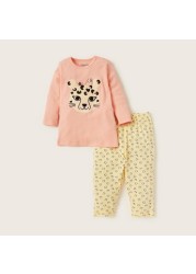 Juniors 6-Piece Printed T-shirt and Pyjama Set