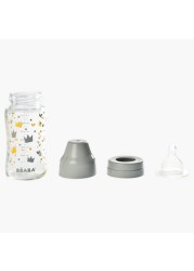 Beaba Printed Wide Neck Feeding Bottle - 240 ml