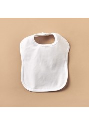 Juniors Ribbed Bib with Snap Button Closure