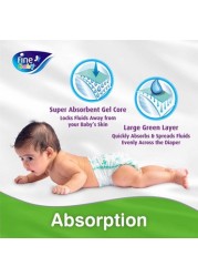 Fine Baby Size 4, Maxi 144-Diapers Jumbo Pack - 7-14 kgs