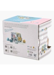 PolarB Pull-Along Shape Sorting Truck Toy