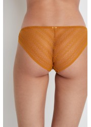 No VPL Lace Back Briefs 3 Pack برازيلي