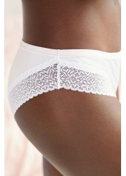 Logo Mesh Knickers 2 Pack Brazilian