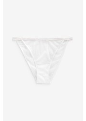 Logo Mesh Knickers 2 Pack Tanga