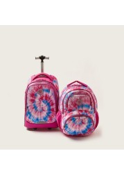 SHOUT Printed Trolley Bag with Retractable Handle - 18 inches