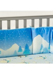 Fancy Fluff Arctic Print 4-Piece Organic Bedding Set