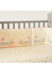 Fancy Fluff Unicorn Print 4-Piece Organic Bedding Set