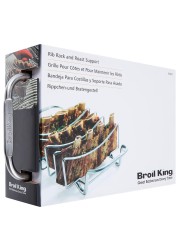 Broil King Rib and Roast Rack (39 x 22 x 10 cm, Silver)