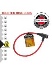 Master Lock Steel Bike Cable Lock W/Keys (65 x 0.8 cm, Assorted Color)