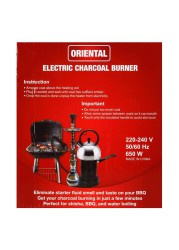 Oriental Electric Charcoal Burner