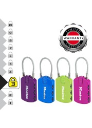 Master Lock Zinc Combination Padlock (6.5 x 3 x 1.1 cm, Assorted Color)