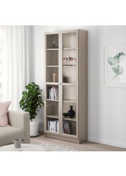 BILLY Bookcase with glass-doors