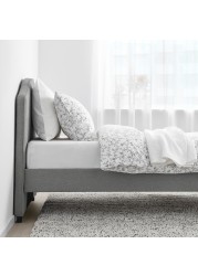 HAUGA Upholstered bed frame