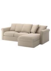 GRÖNLID 3-seat sofa with chaise longue