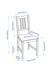 INGATORP / STEFAN طاولة وكرسيان