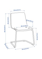 STRANDTORP / TOBIAS Table and 4 chairs