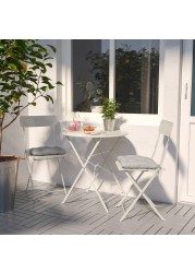 SALTHOLMEN Table+2 folding chairs, outdoor