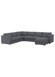 VIMLE Cvr crnr sofa-bed 5-seat w chs lng