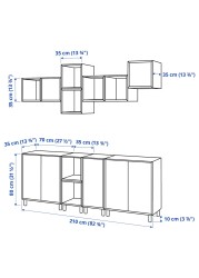 EKET Cabinet combination with legs