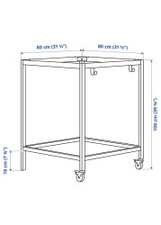 TROTTEN Underframe for table top