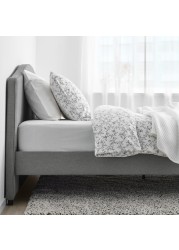 HAUGA Upholstered bed frame