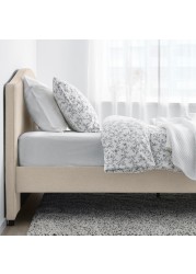 HAUGA Upholstered bed frame