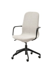 LÅNGFJÄLL Office chair with armrests