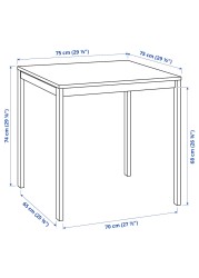 MELLTORP / MARIUS طاولة ومقعدين