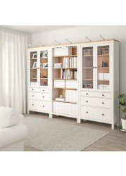 HEMNES Storage combination w doors/drawers