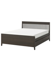 IDANÄS Bed frame with storage