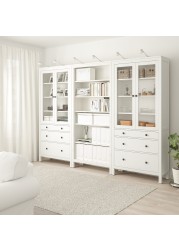 HEMNES Storage combination w doors/drawers